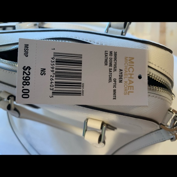 NWT Michael Kors Ayden leather satchel - Picture 6 of 6